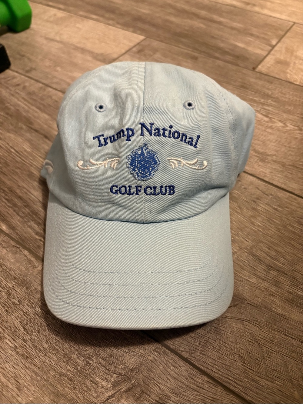 RARE Trump National Golf Club Embroidered Baseball Cap - Light Blue
